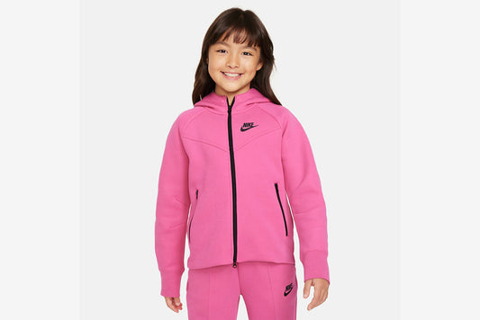 Nike "Sportswear Big Kids' (Girls') Full-Zip Hoodie'" K - Alchemy Pink / Black