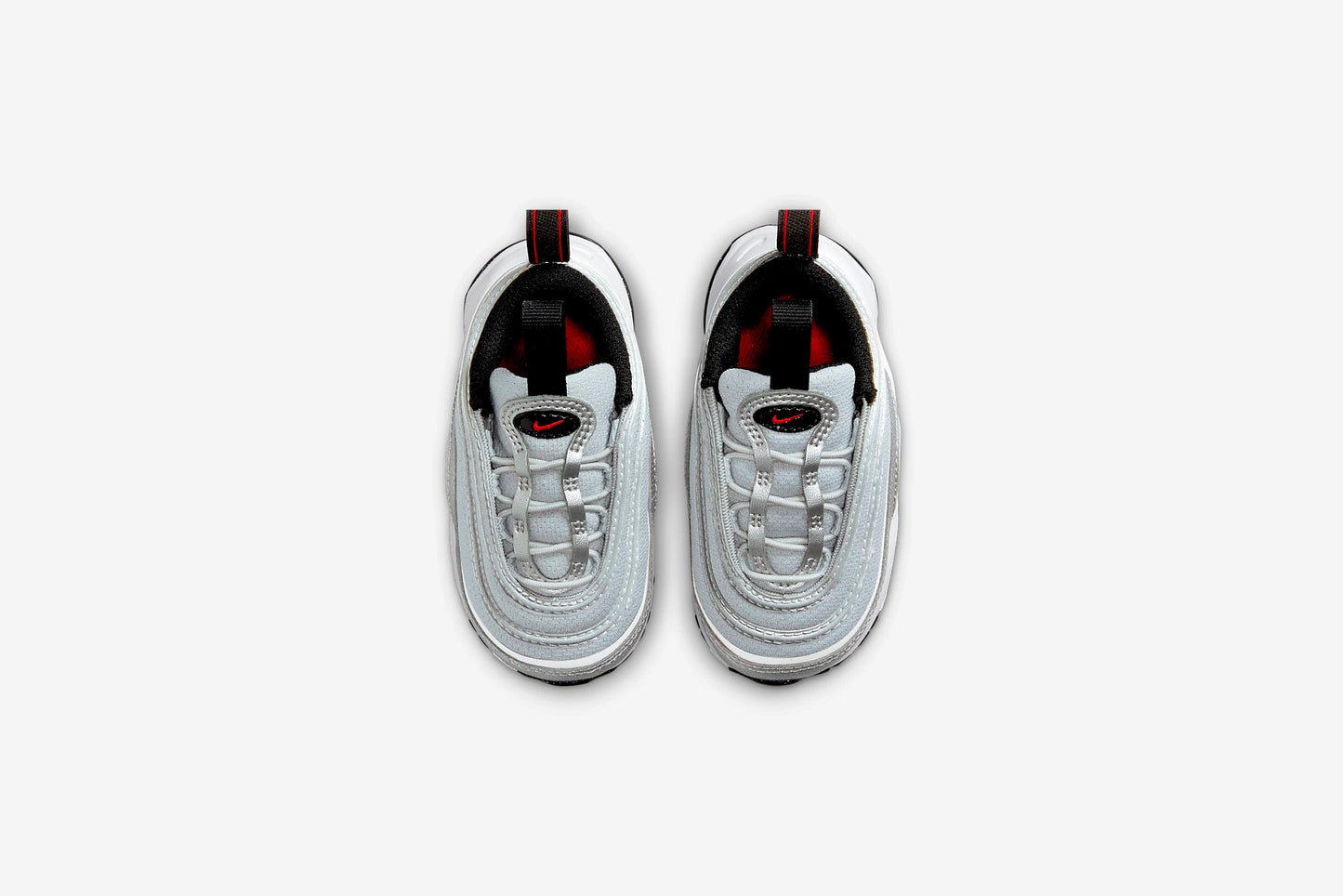 Nike "Air Max '97 QS" TD - Metallic Silver / Varsity Red (Silver Bullet)