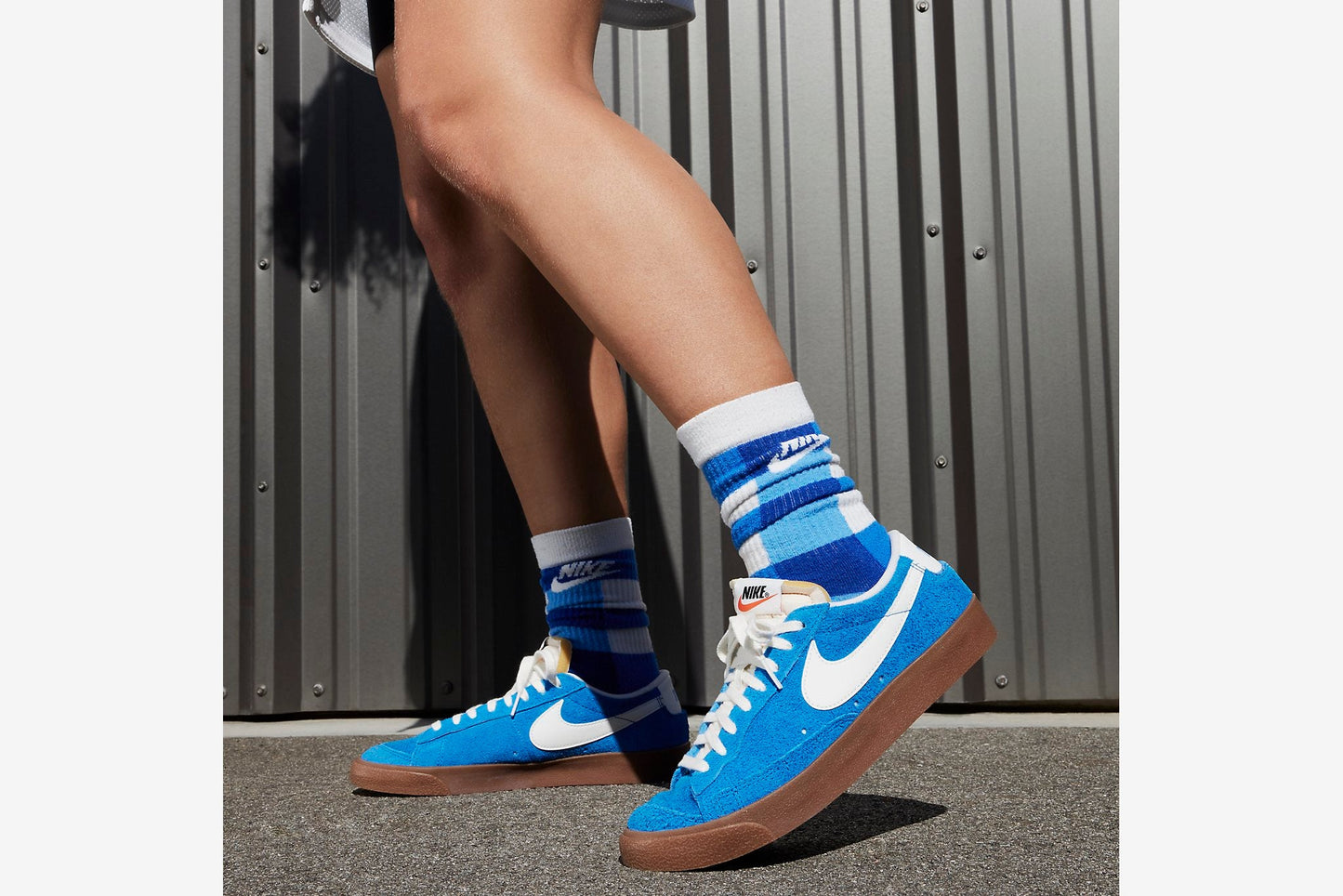 Nike "Blazer Low '77" W - Photo Blue / Gum Brown