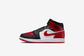 Air Jordan "1 Mid SE" M - Black / Varsity Red-White