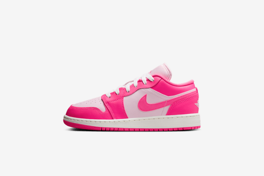 Air Jordan "1 Low" GS - Pink Foam / Hyper Pink