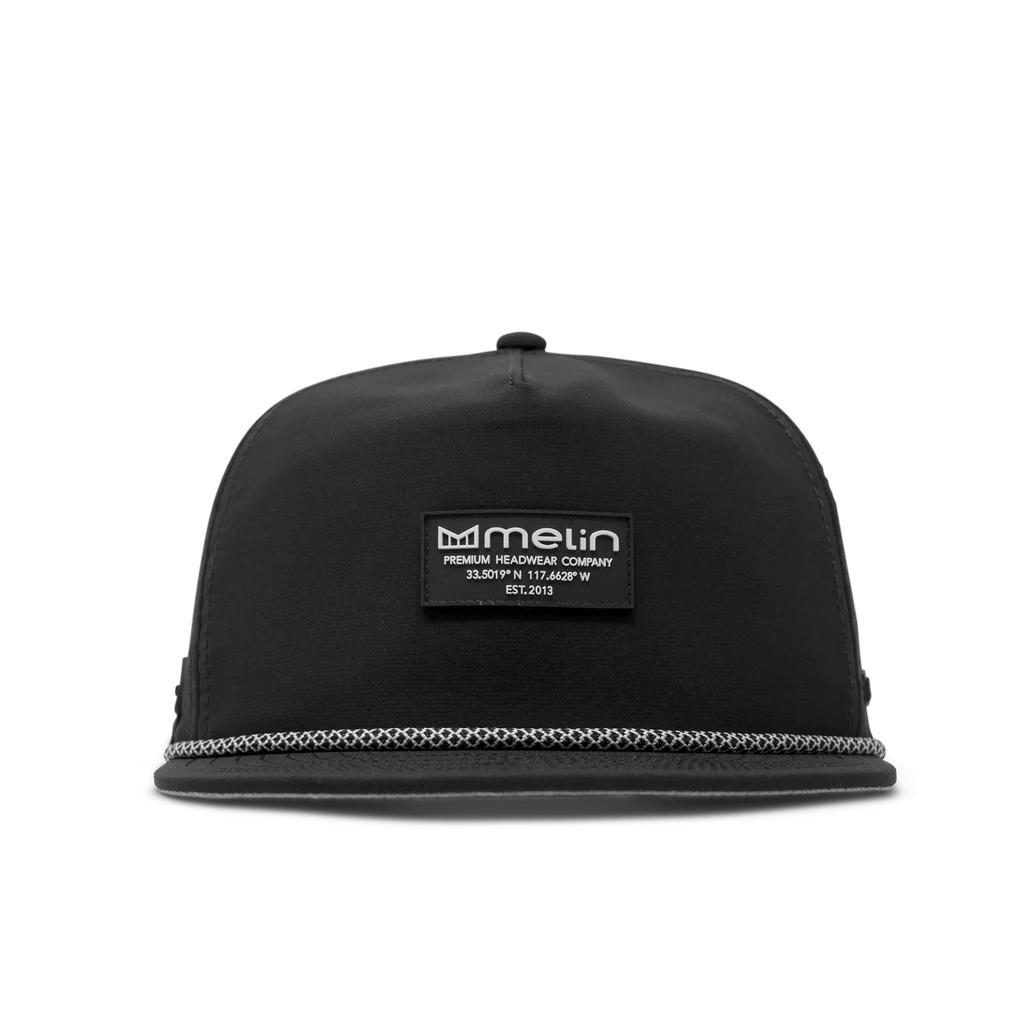 Melin "Coronado Brick Hydro" Snapback Hat - Black (Classic)