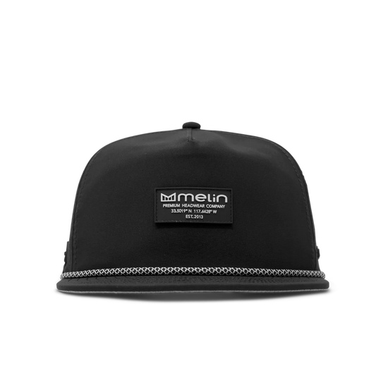 Melin "Coronado Brick Hydro" Snapback Hat - Black (Classic)