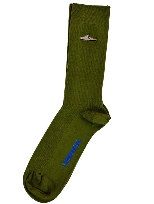 Birkenstock "Cotton Ribbed Socks" Unisex - Pine Green