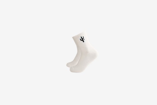 Manor "Campus Socks" - White / Black