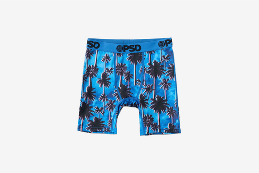 PSD "Cali Palm" Youth Boxer -  Blue