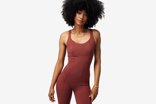 Spiritual Gangster "Icon Bodysuit" W - Washed Burgundy