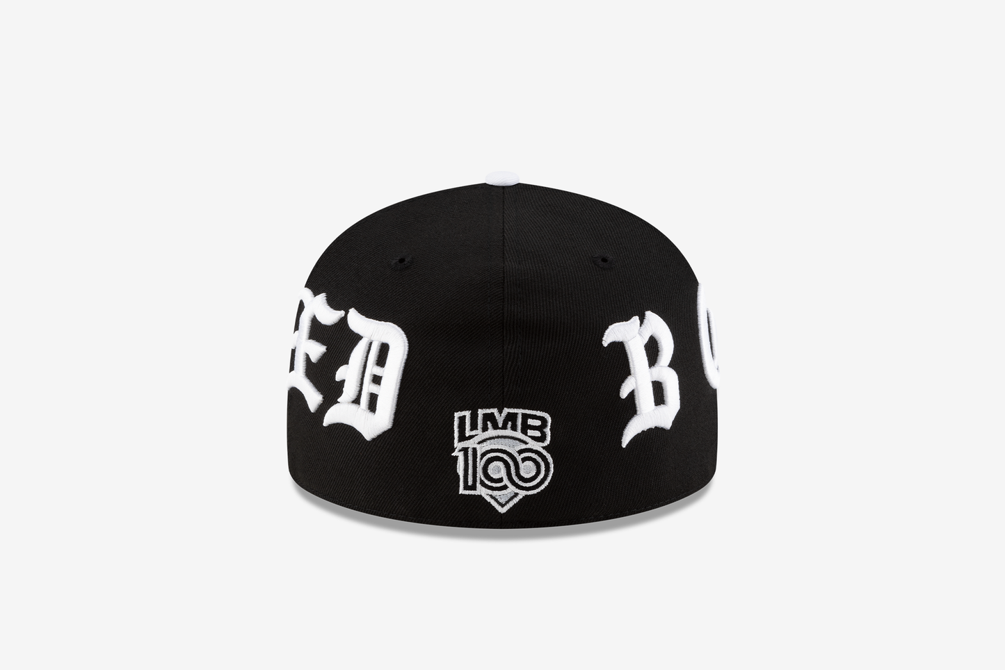 Born x Raised x New Era "Diablos Rojos Embroidered Devil " 59FIFTY Fitted- Black / White