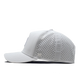 Melin "Odyssey Stacked Hydro" Snapback Hat - White (Small)