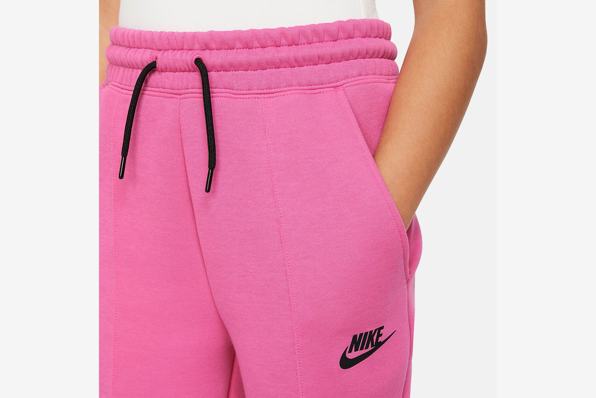 Nike Kids' Girls' Sportswear Tech Fleece Jogger Pants In Alchemy  Pink/black/black