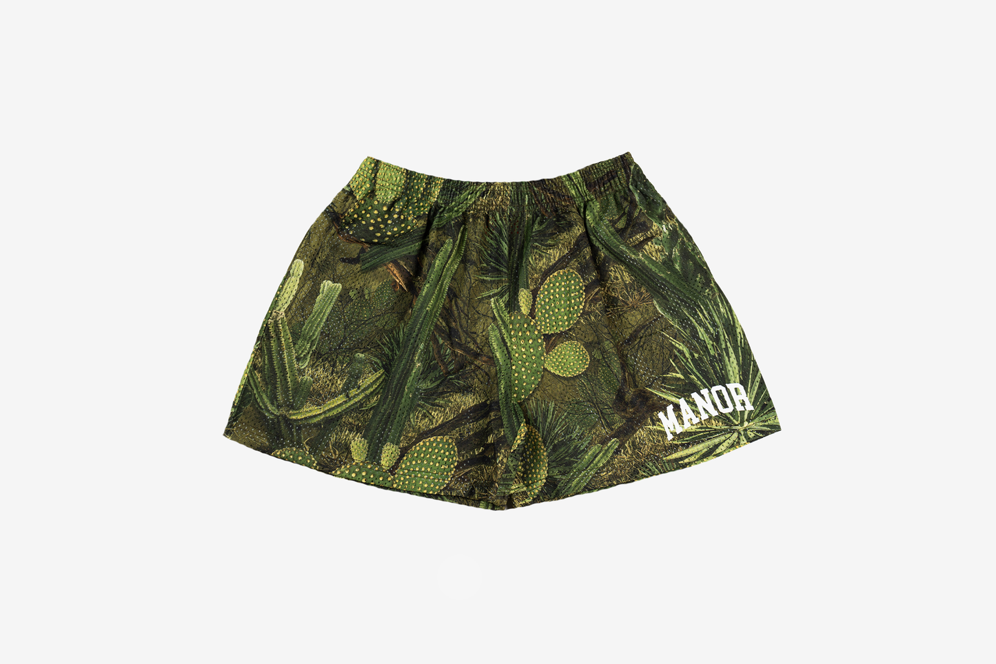 Manor "Cactus Camo Mesh Short" Kids - Multi-Cactus Green