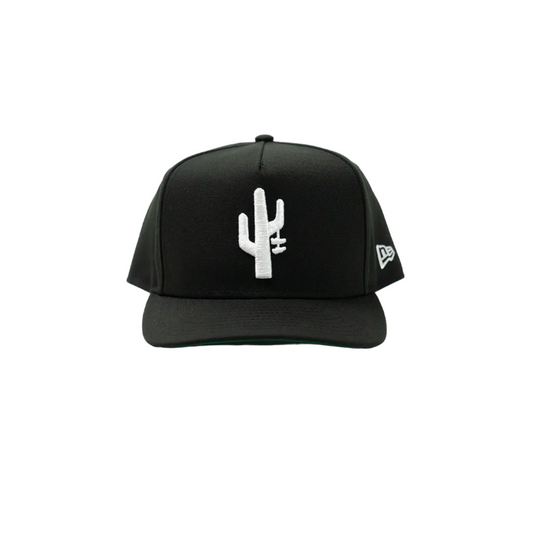 Manor x New Era "Hangtime" 9FIFTY A-FRAME Snapback - Black / White