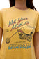Daydreamer "Not Your Mother's Choppers Burnout Vintage Tee" Womens - Yellow Honey