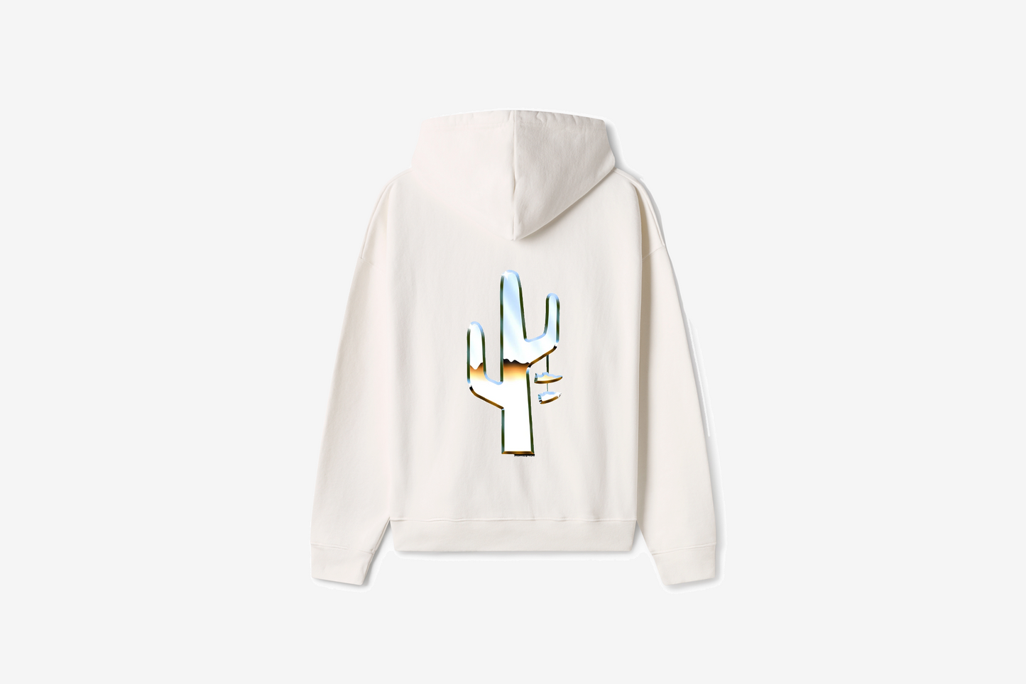 Manor "Chrome Hang Time Zip-Up Hoodie" Mens - White / Chrome