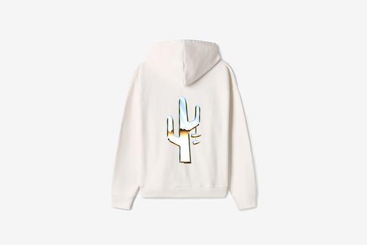 Manor "Chrome Hang Time Zip-Up Hoodie" Mens - White / Chrome