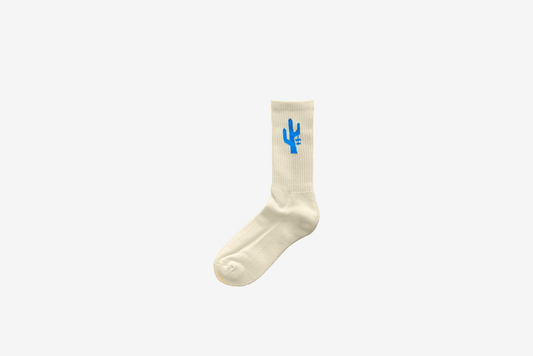 Manor "Hang Time Sock" - Cream / Blue