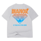 Manor "10 Years In Hangtime T-Shirt" Mens - Grey / Orange-Blue