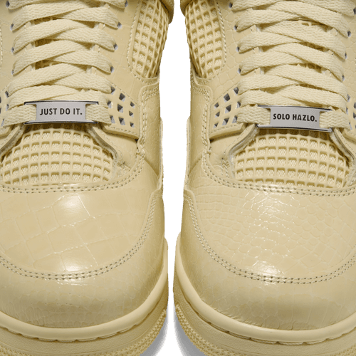 Air Jordan "4 Retro x J Balvin" Mens - Lemonade / Lemonade