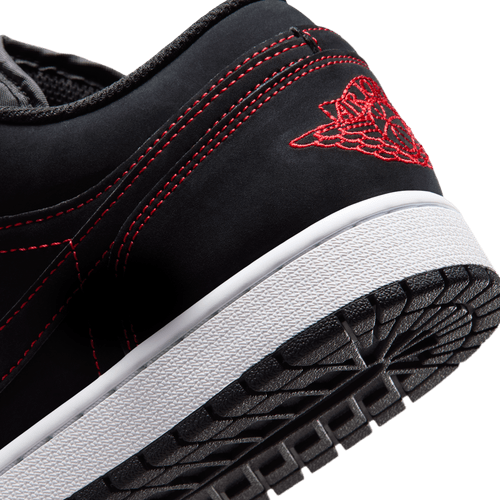 Air Jordan "1 Low" Mens - Black / University Red / White