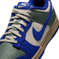 Nike "Dunk Low Retro" Mens - Jade Stone / Old Royal / Lt Khaki
