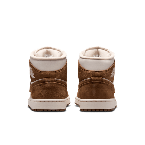 Air Jordan "1 Mid" Womens - Lt British Tan / Chalk