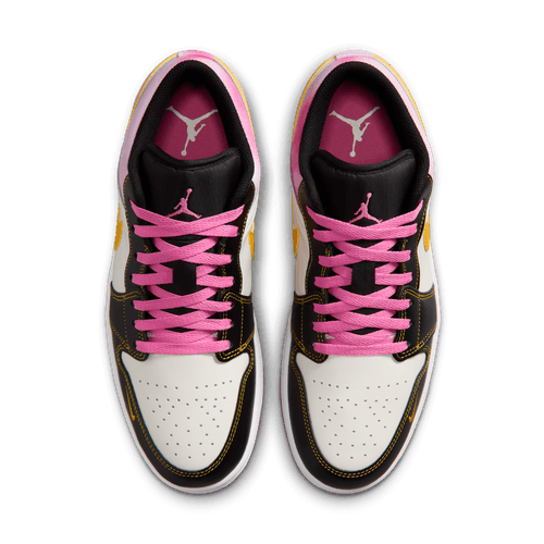 Air Jordan "1 Low SE" Mens - Black / University Gold / Sail