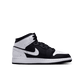 Air Jordan "1 Mid BG" Grade School - Black / White