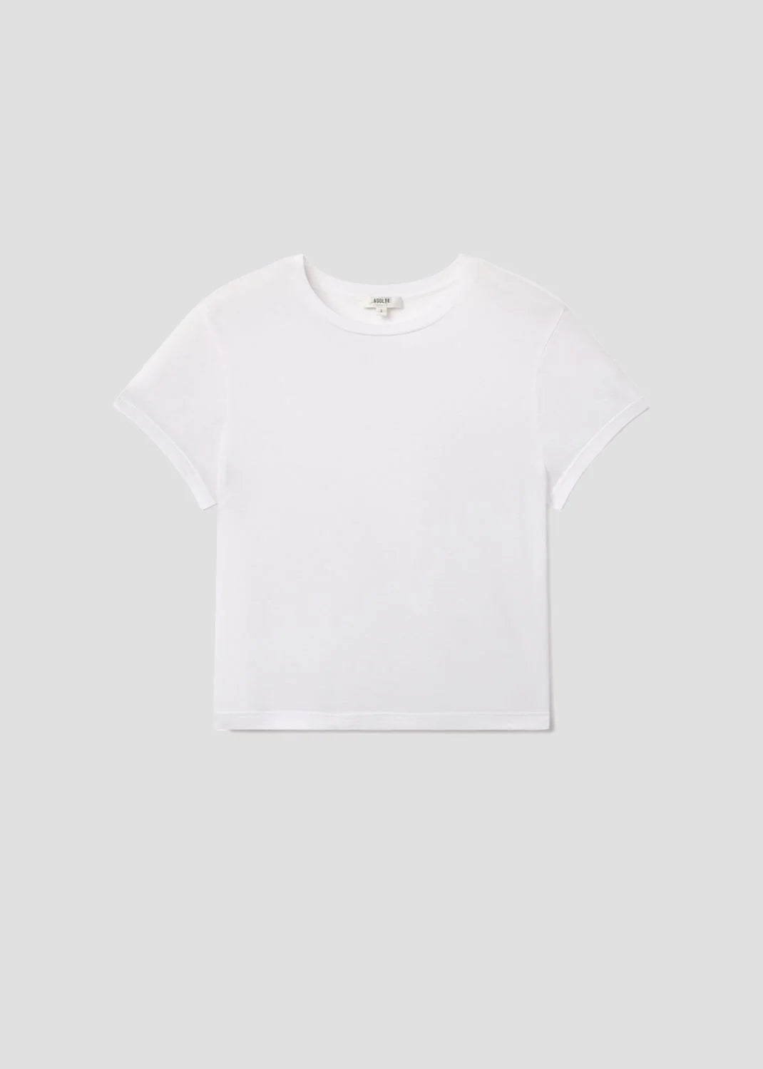 Agolde "Shrunken Tee" Womens - White