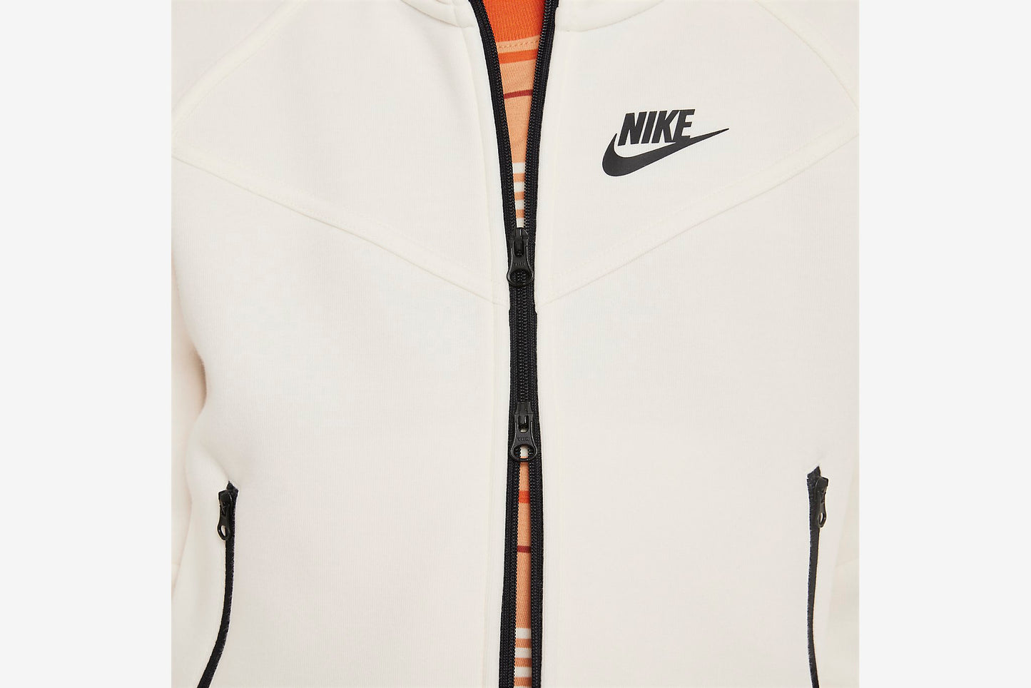 Nike "Sportswear Tech Fleece Big Kids'(Girls)" K - Pale Ivory / Black