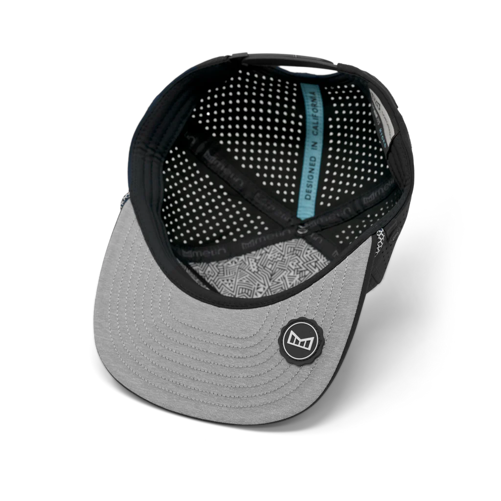 Melin "Coronado Brick Hydro" Snapback Hat - Black (Classic)