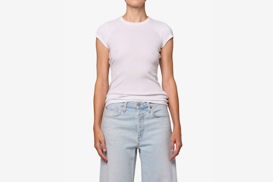 AGOLDE "Edison T-Shirt" Womens - White