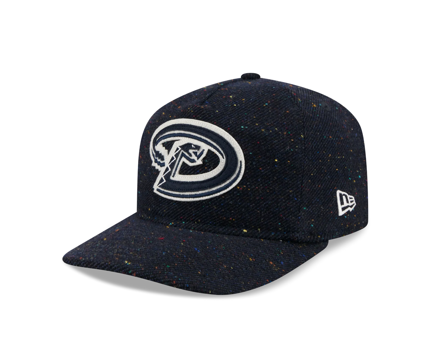 New Era x Three Looms "Arizona Diamondbacks Speckled Wool" 19TWENTY Strapback - Dark Navy Wool