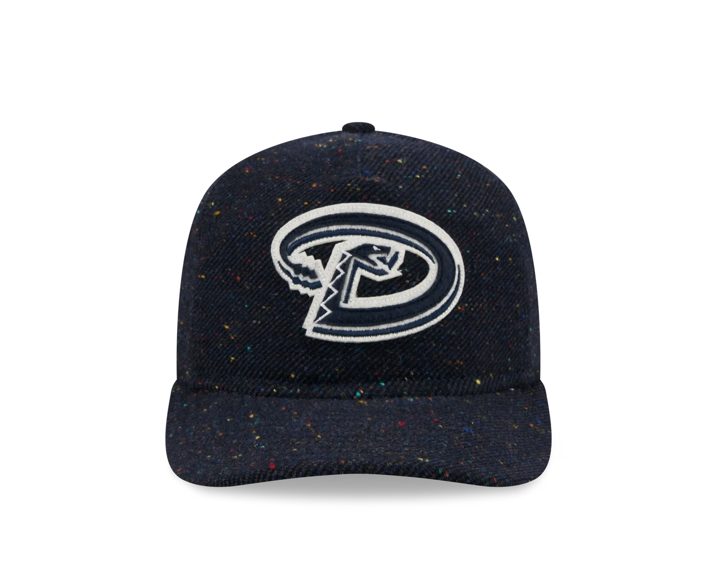 New Era x Three Looms "Arizona Diamondbacks Speckled Wool" 19TWENTY Strapback - Dark Navy Wool