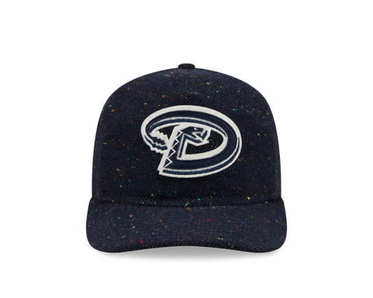 New Era x Three Looms "Arizona Diamondbacks Speckled Wool" 19TWENTY Strapback - Dark Navy Wool