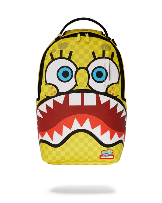 Sprayground "SpongeBob Square Check Flex DLXSV Backpack" - Yellow