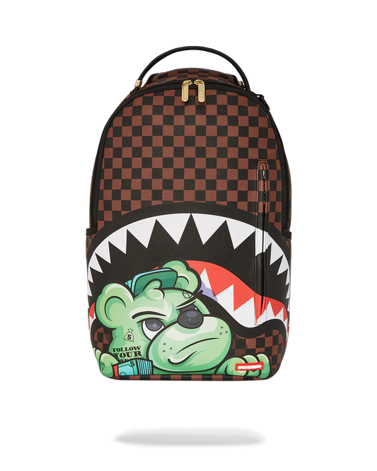 Sprayground "Money Grump DLXSV Backpack" - Checkered / Green