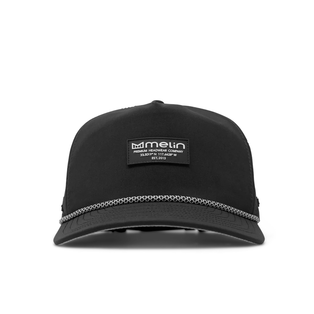 Melin "Coronado Brick Hydro" Snapback Hat - Black (Classic)