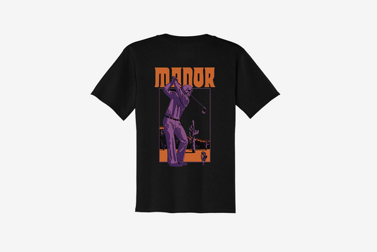 Manor "Ghost Golfer T-Shirt" M - Black