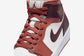 Air Jordan "1 Mid" W - Dusty Peach / Night Maroon / Sail