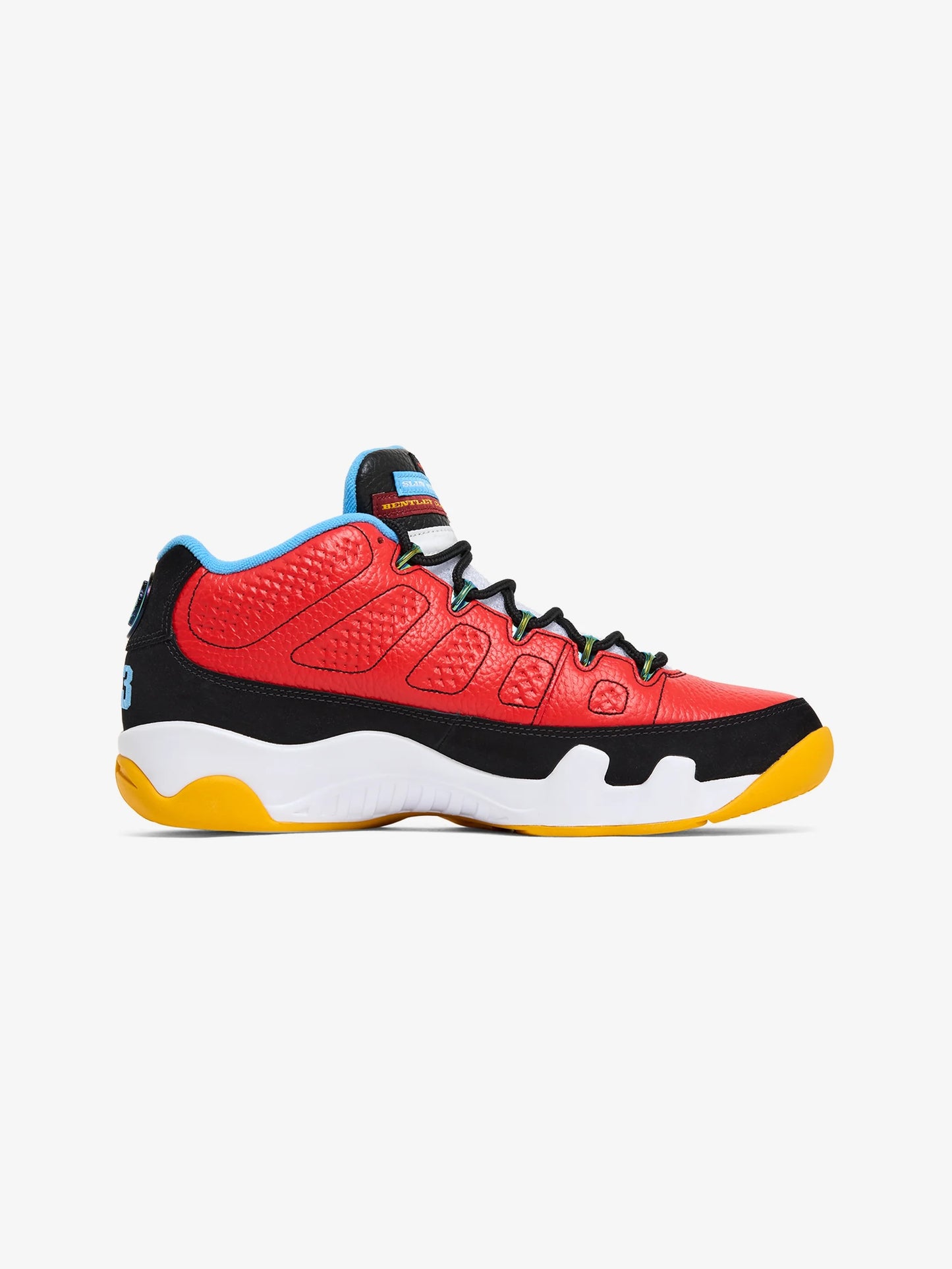 Air Jordan "9 Retro Low" Mens - Black / Challenge Red