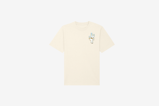 Manor Kids "Chrome Hang Time Junior" T-Shirt - Cream / Chrome