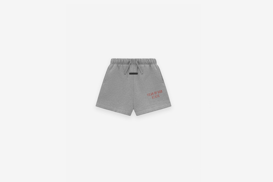 Fear of God Essentials "Fleece Soccer Short" K - Dark Heather