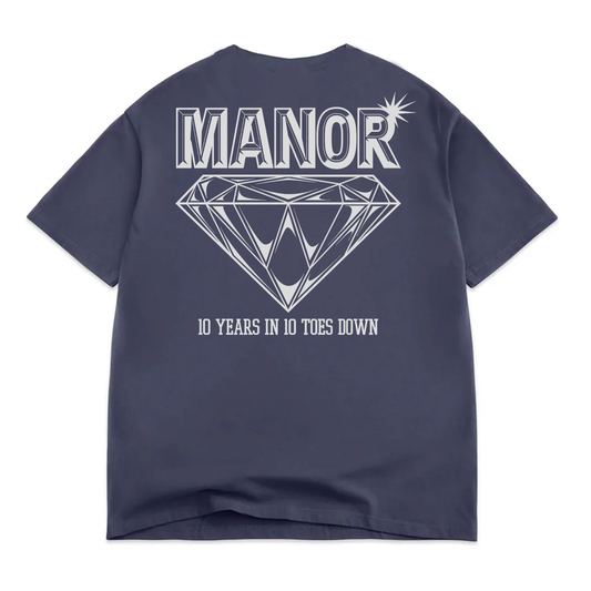 Manor "10 Years In Hangtime T-Shirt" Kids - Vintage Blue