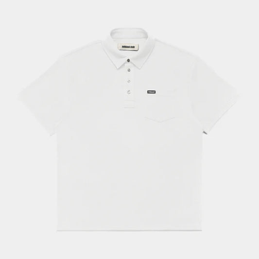 Metalwood Studio "Airy Pocket Polo" M- White