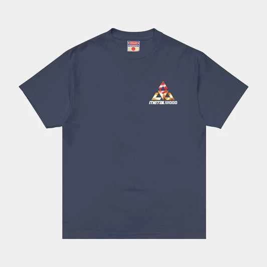 Metalwood Studio "Tri-Metal T-Shirt" M- Navy