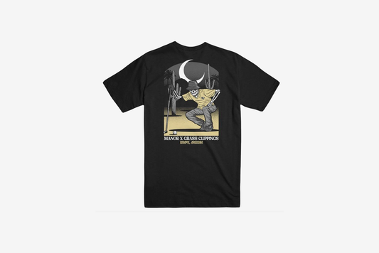 Manor "Ghost Golfer II T-Shirt" M - Black / Tan