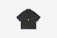 Metalwood Studio "Short Sleeve Paneled Wind Shirt" M - Black / Navy