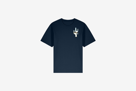 Manor Kids "Chrome Hang Time Junior" T-Shirt - Navy / Chrome