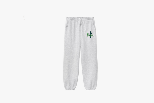 Manor "Double Logo Sweatpant" M - Ashy / Grassy