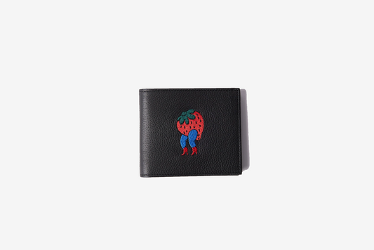 By Parra "Strawberry Money Wallet" - Black